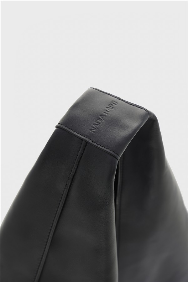 NR SIN LEATHER BAG BLACK